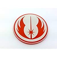 Fin de la Jedi rojo brilla en la oscuridad Cosplay PVC Airsoft Patch
